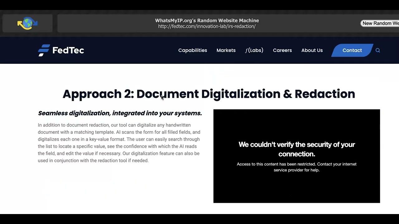 Fedtec Can Do Automatic Redaction Of Documents