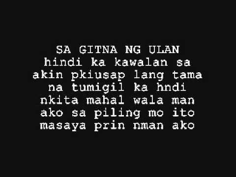 sa gitna ng ulan part2 - lyrics curse one feat.dhafny