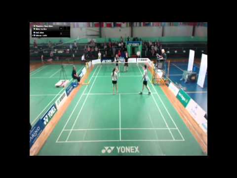 Badminton Ireland u19 Open - Mixed Doubles Final, Set 1 (Chambers & Black vs Hall & Gilmore)