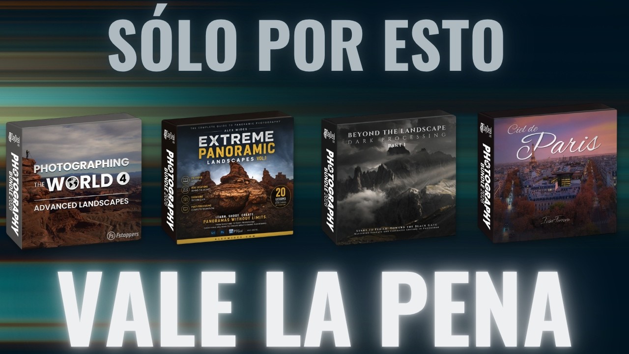 El MEJOR curso de foto de paisaje y EL MEJOR fotógrafo de Panorámicas del mundo, te lo enseñan TODO!