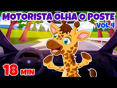 Motorista Olha o Poste Vol. 5 - Giramille 18 min | Desenho Animado Musical