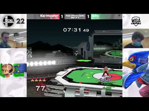 Ka-Master (Luigi) vs. Jello (Falco) | Domino Effect 22 Melee Singles Top 16 Qualifier