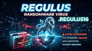 || SOLVED ✅🔘|| Regulus (.regulus16) ransomware virus - removal and Decryption
