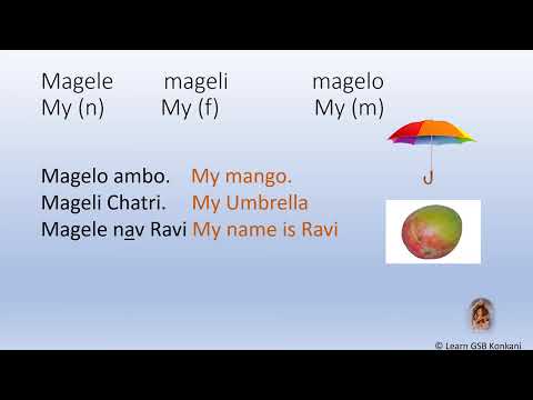 Learn #Konkani (Level I Lesson 1) @learnkonkani