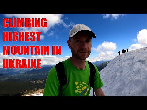 Highest Ukrainian mountain - Mt. Hoverla 🇺🇦