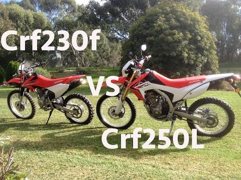 Honda Crf230f vs Crf250L Offroad (Review)