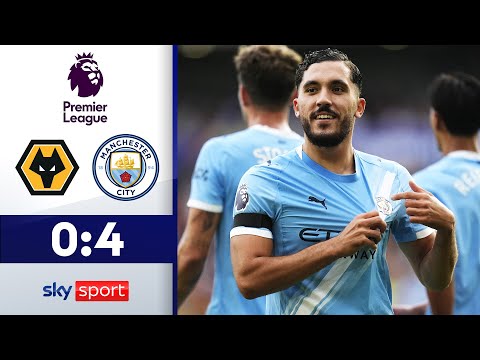 Cherki debütiert und trifft! | Wolverhampton Wanderers - Manchester City | HL - Premier League