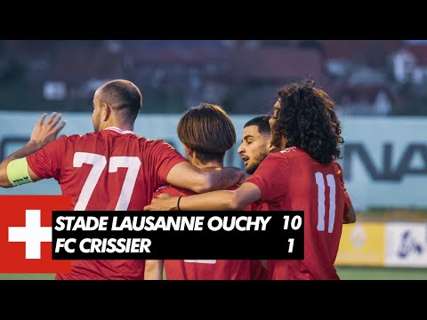 Le quadruplé de Gentian Bunjaku 💥 FC Stade Lausanne Ouchy 10-1 FC Crissier (🇨🇭2ème ligue journée 25)
