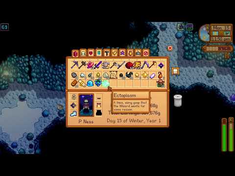 Ectoplasm guide, how I got the ectoplasm quest item by defeating a ghost in the Mines