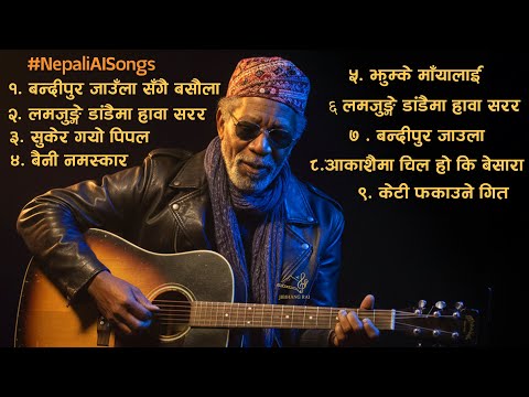Bandipur Jaula Sangai Basaula || Lamjunge Dadaima Hawa Sarara || Nepali AI Blues Songs