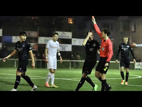 Gelb-Rote Karte wirft VfB 03 Hilden gegen 1. FC Bocholt zurück