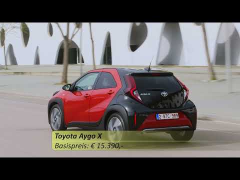 Toyota AYGO X  - Test in Barcelona!  Traumhafte Location, leider im Dauerregen.