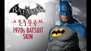 preview picture of video 'batman arkham city 1970s skin gameplay'
