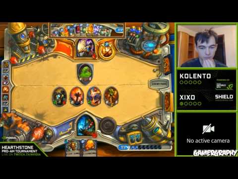 NVIDIA Hearthstone Pro-Am Tournament - Week 3 - Kolento vs Xixo