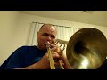 Trombone solo: Improvising to "Happy Now" by Poncho Sanchez.