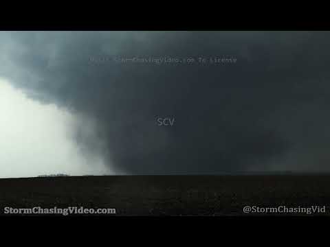 Large Tornado and Destroyed Home, Palmer, Iowa - 4/12/2022