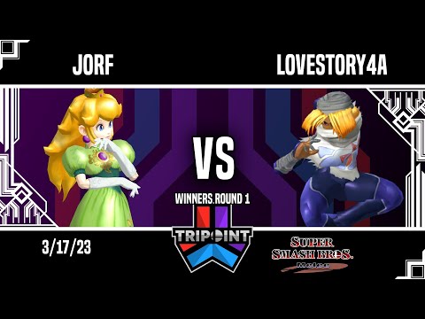 Tripoint Smash 183 - Winners Round 1 - Jorf(Peach) Vs. lovestory4a(Sheik)