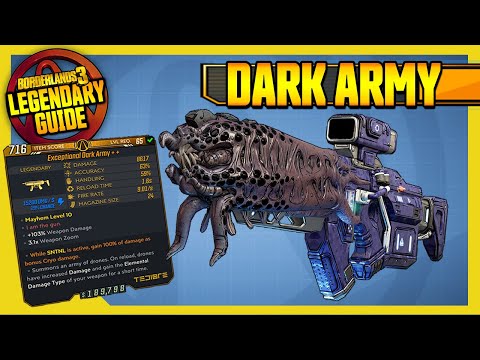 Borderlands 3 | DARK ARMY | ARMS RACE | Legendary Item Guide