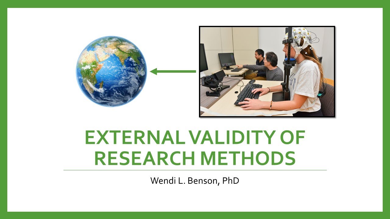 External Validity of Research Methods Video