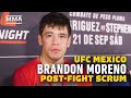UFC Mexico: Brandon Moreno Knows He Won Two Rounds Against Askar Askarov - MMA Fighting