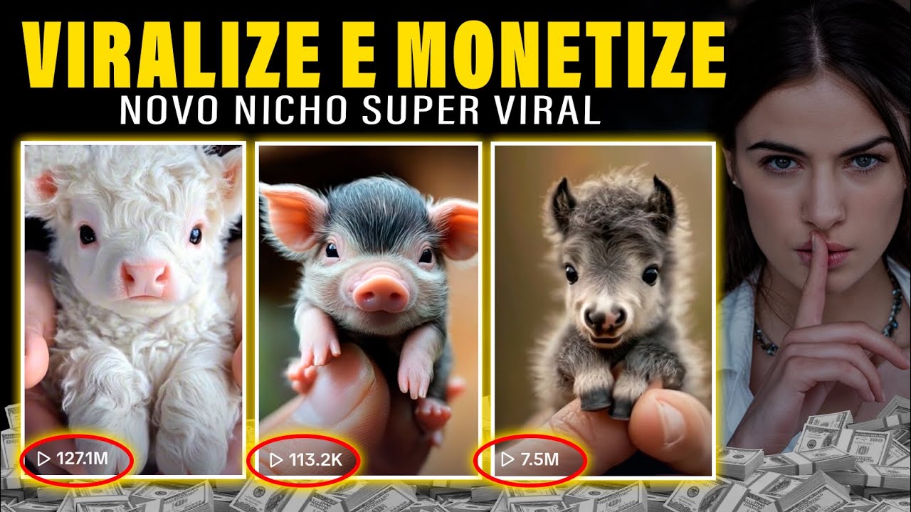 NOVO NICHO VIRAL PARA MONETIZAR EM 2024 NO YOUTUBE E TIKTOK