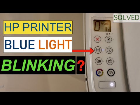 YouTube video about: Why is the wifi light blinking on my hp printer?