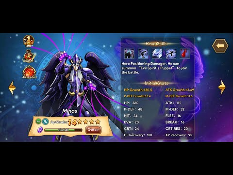 SAINT SEIYA GALAXY SPIRITS LOS PERSONAJES MINOS DE GRIFO