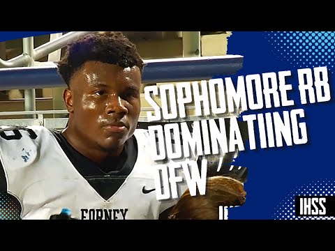 Forney RB Javian Osborne is Dominating DFW as a Sophomore