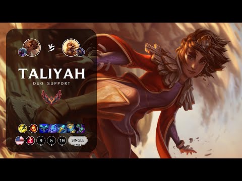Taliyah Support vs Leona - NA Grandmaster Patch 13.10