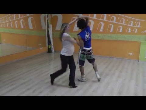 Zouk Class 24.03.14 at Brazuka Dance School - Wakko, Julia