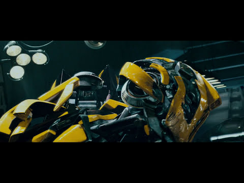Transformers trailer frame with urban pursuit, echoing the album’s post-hardcore tracks