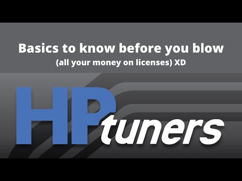 Things to know about HP Tuners for the beginner.