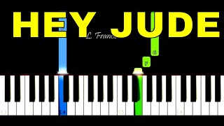 Download lagu The Beatles - Hey Jude | EASY Piano mp3