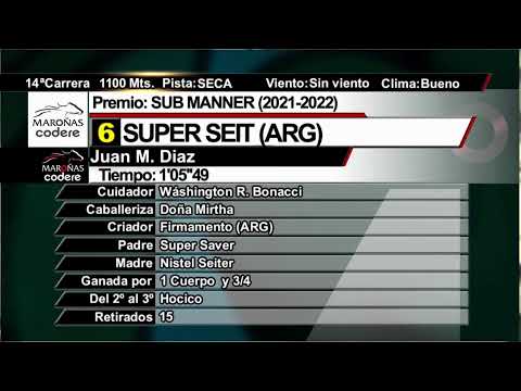 CARRERAS HIPÓDROMO MARONAS  - 27/8/2023