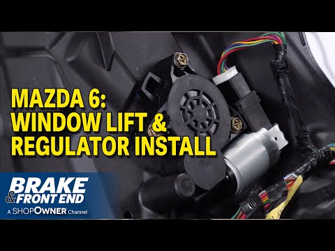 Window Lift And Regulator Install: 2008 Mazda 6