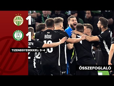 MK-döntő: Ferencvárosi TC – Paksi FC 1–1, tizenegyesekkel: 3-4 | összefoglaló