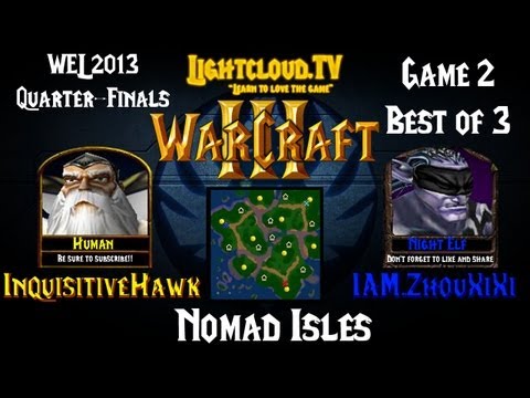 InquisitiveHawk (HU) VS IAM.ZhouXixi (NE) - WC3 G2 - WEL 2013