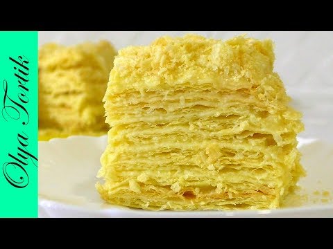 Napoleon Cake with Custard: A Detailed Recipe /// Olya Tortik Home Pastry Chef