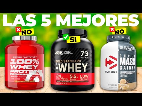 Las 5 Mejores Proteinas en Polvo para Ganar Masa Muscular (Amazon 2024)