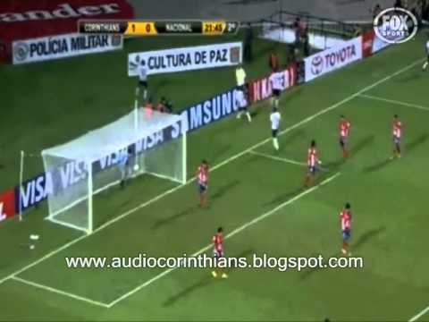 Corinthians 2x0 Nacional-PAR - Narração Rádio Bandeirantes, Libertadores 2012