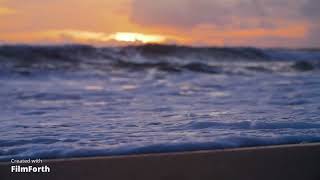 Peace of mind the blue ocean