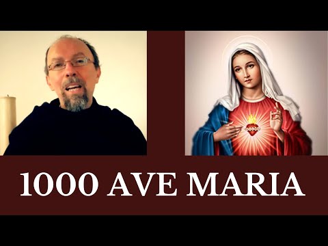 MILLE AVE MARIA 🌹 Santo Rosario Continuo 1000 Ave Maria
