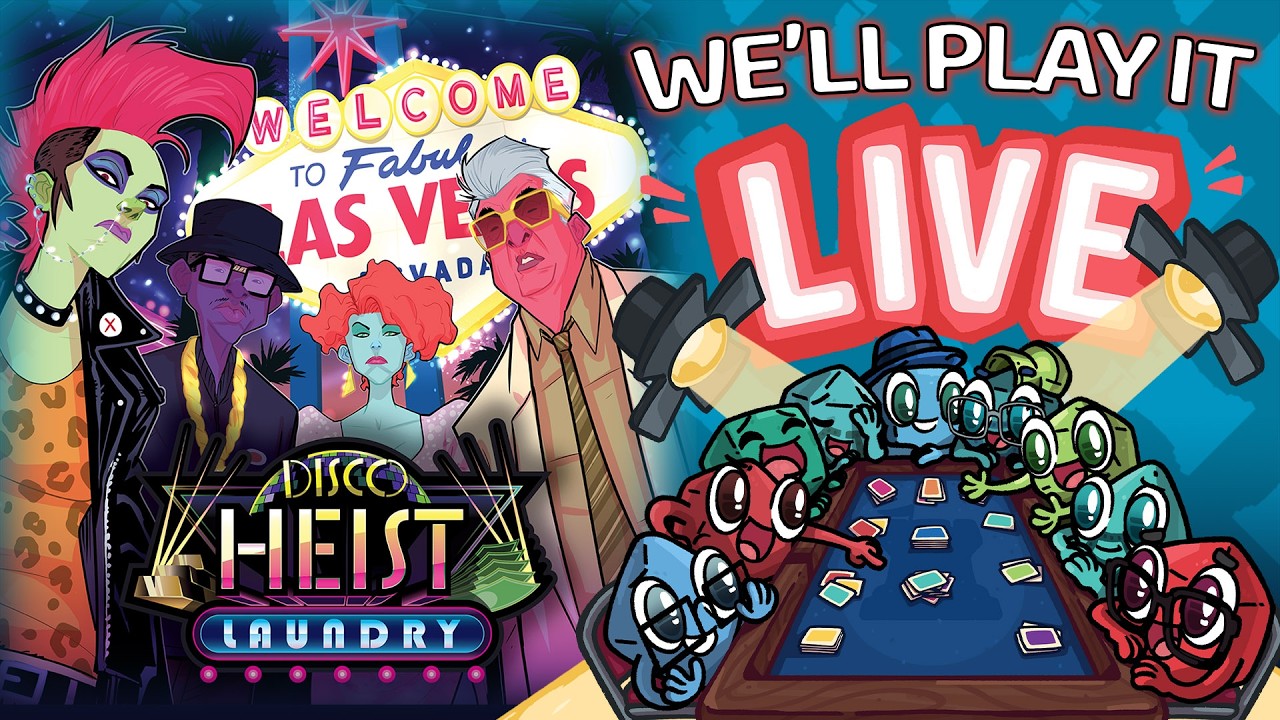 Disco Laundry Heist - We'll Play it Live