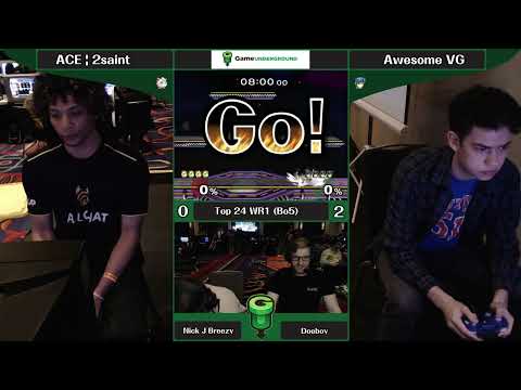 CT GamerCon 6 SSBM - ACE | 2saint (Jigglypuff) vs. Awesome Video Games (Marth) - Melee WQF