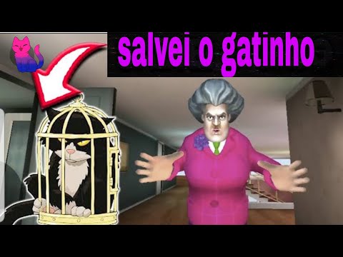 (Scary teacher)  Como Salvar o gatinho de virar enfeite  da professora Malvada.