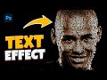 Text Portrait Effect Photoshop Tutorial