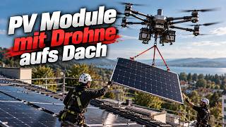 Lastendrohne für PV Module - Business mit einer Drohne aufbauen? (DJI Flycart 100)
