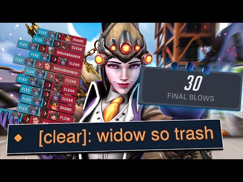 When the enemy calls you bad on Widowmaker in Overwatch 2