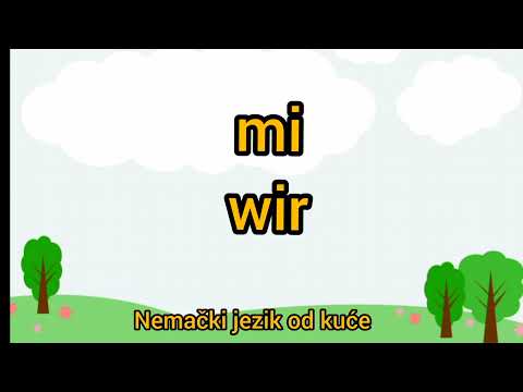 ●Lekcija 3  ●Osobe  ● Personen / LICNE ZAMENICE U NOMINATIVU  #nemackijezikodkuce