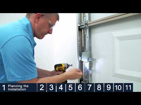 How to Install the Chamberlain Wall Mount Garage Door Opener Model RJO101